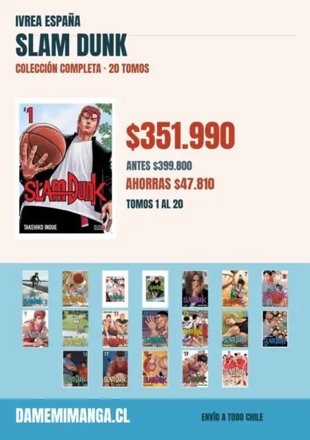 Slam Dunk Colección Completa (20 tomos) – Ivrea España