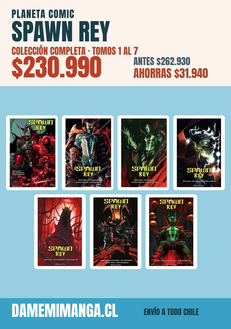 Spawn Rey Colección Completa (7 tomos) – Planeta Comic