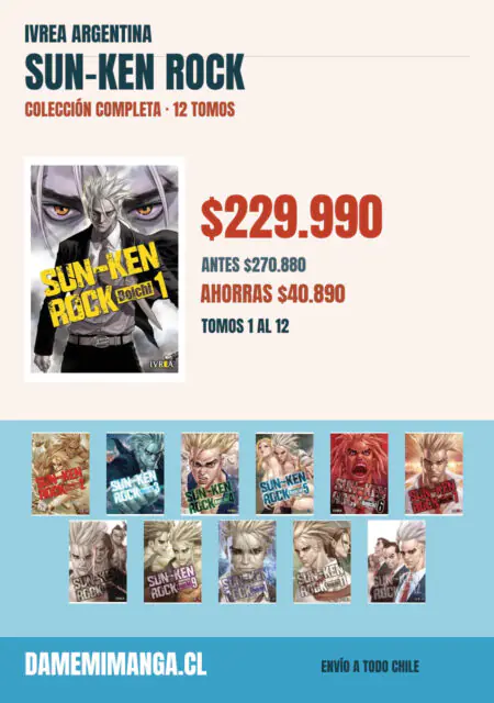 Sun-Ken Rock Colección Completa (12 tomos) – Ivrea Argentina