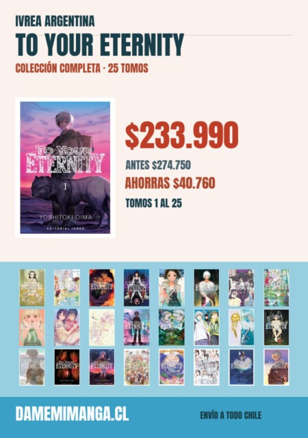 To Your Eternity Colección Completa (25 tomos) – Ivrea Argentina