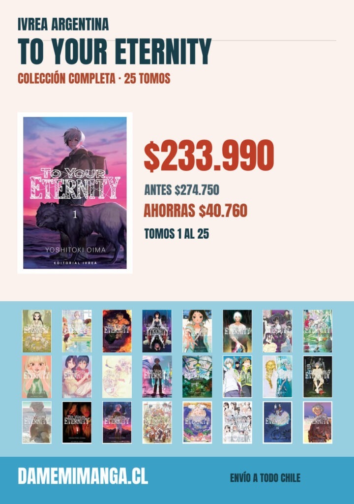 To Your Eternity Colección Completa (25 tomos) – Ivrea Argentina