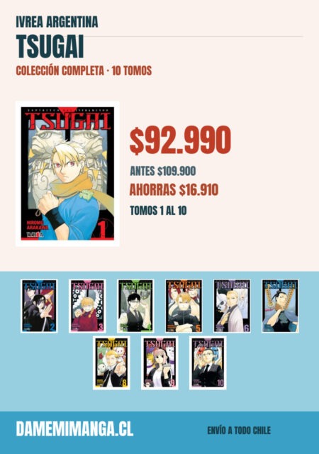 Tsugai Colección Completa (10 tomos) – Ivrea Argentina