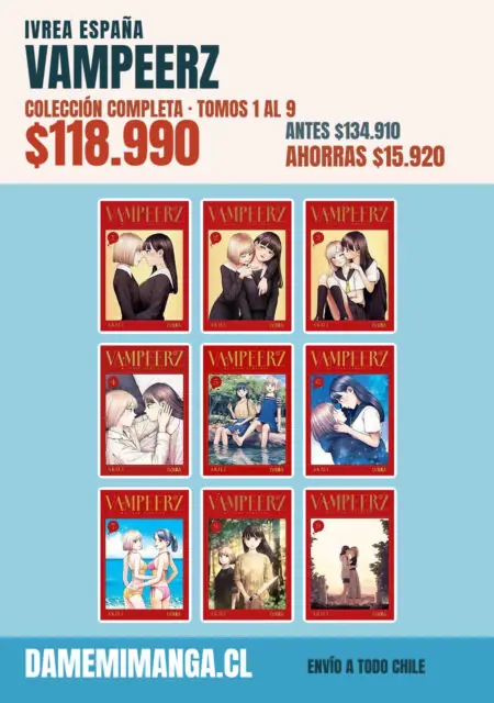 Vampeerz Colección Completa (9 tomos) – Ivrea España