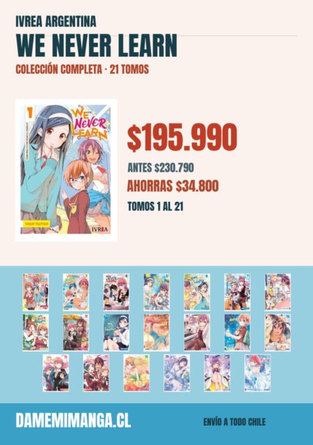 We Never Learn Colección Completa (21 tomos) – Ivrea Argentina