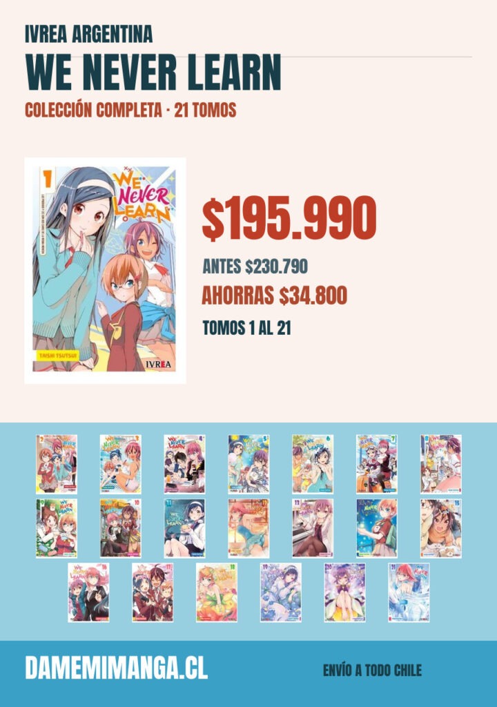 We Never Learn Colección Completa (21 tomos) – Ivrea Argentina