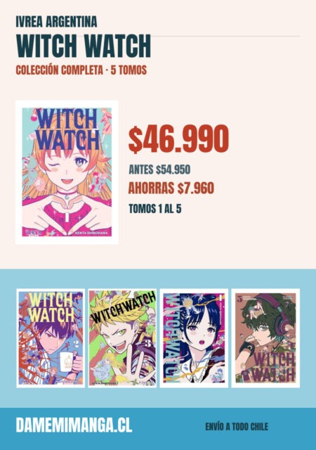 Witch Watch Colección Completa (5 tomos) – Ivrea Argentina