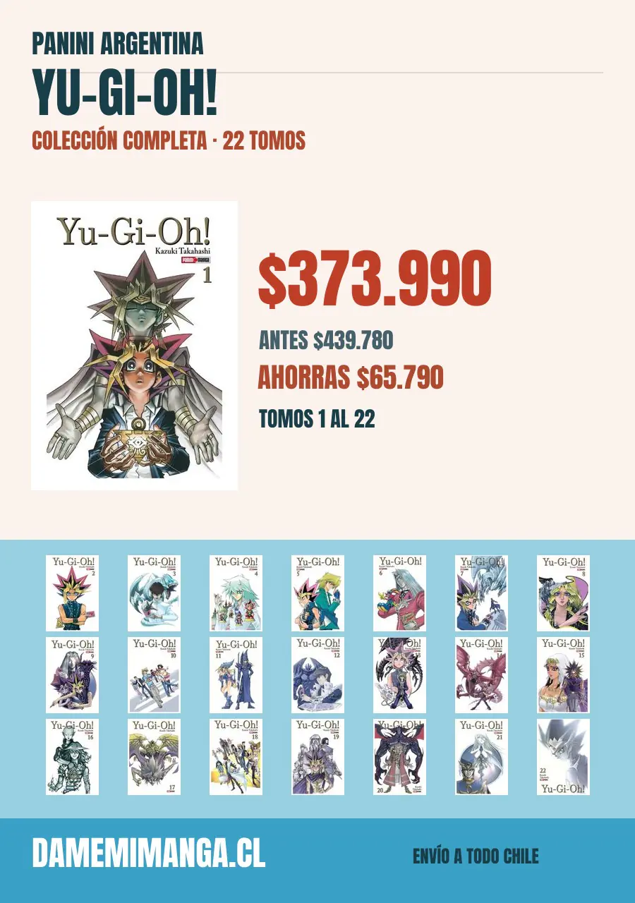 Yu-Gi-Oh! Colección Completa (22 tomos) – Panini Argentina