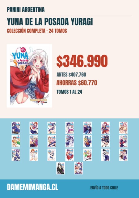 Yuna de la Posada Yuragi Colección Completa (24 tomos) – Panini Argentina