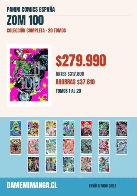 Zom 100 Colección Completa (20 tomos) – Panini Comics España