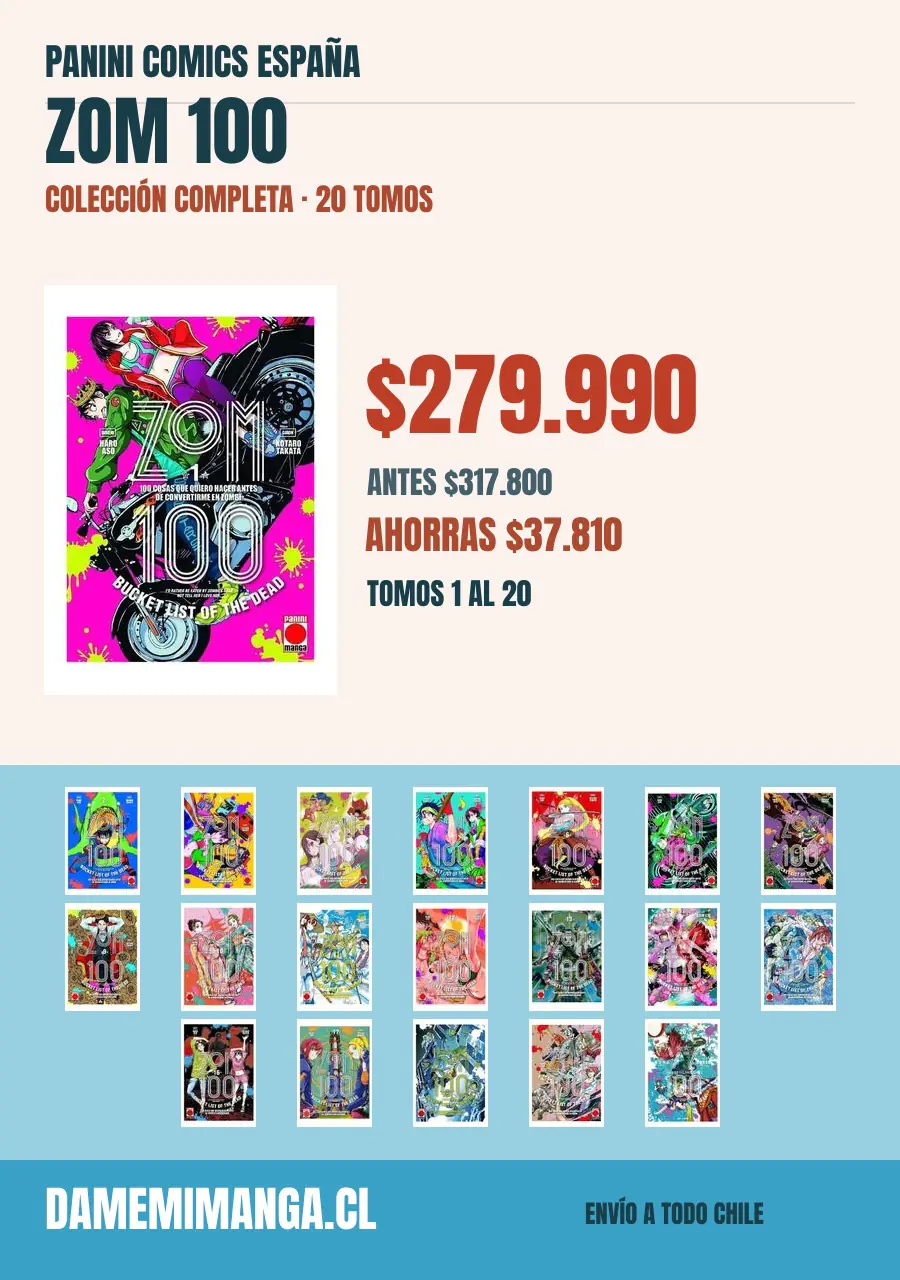Zom 100 Colección Completa (20 tomos) – Panini Comics España