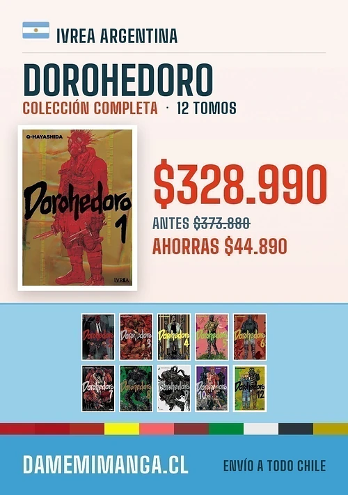 Dorohedoro Colección Completa (12 tomos) – Ivrea Argentina