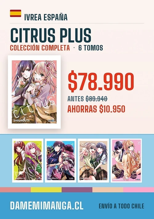 Citrus Plus Colección Completa (6 tomos) – Ivrea España