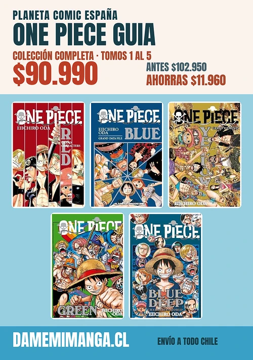 One Piece Guia Colección Completa (5 tomos) – Planeta Comic España