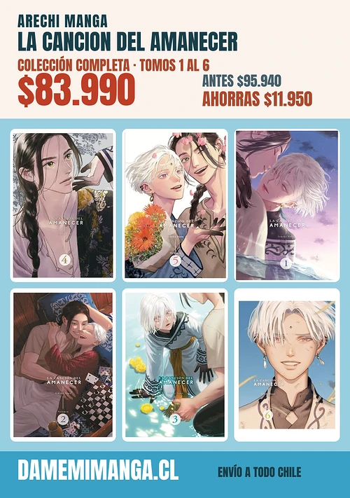 La Cancion Del Amanecer Colección Completa (6 tomos) – Arechi Manga