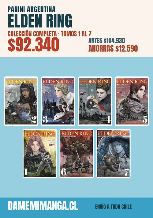 Elden Ring Colección Completa (7 tomos) – Panini Argentina