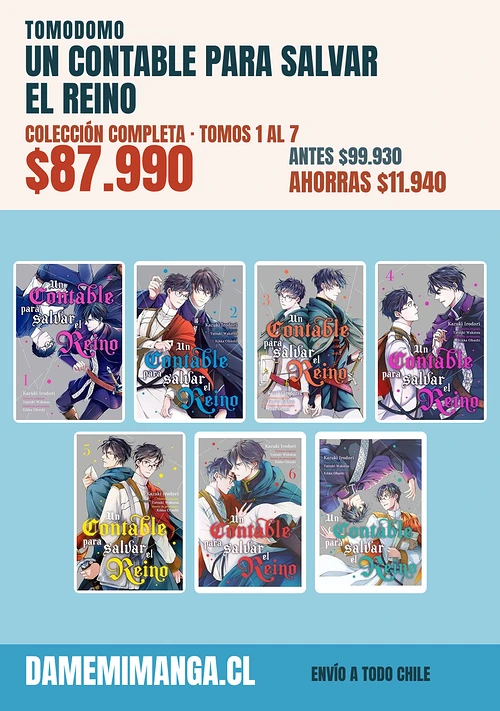 Un Contable Para Salvar El Reino Colección Completa (7 tomos) – Tomodomo
