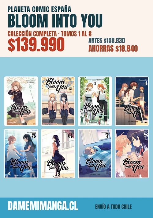Bloom Into You Colección Completa (8 tomos) – Planeta Comic España