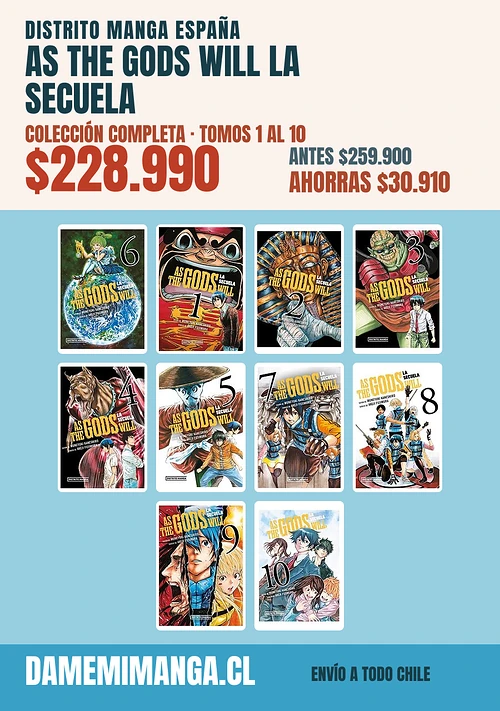 As The Gods Will La Secuela Colección Completa (10 tomos) – Distrito Manga España