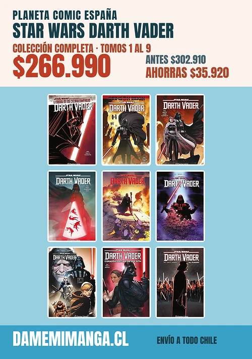 Star Wars Darth Vader Colección Completa (9 tomos) – Planeta Comic España