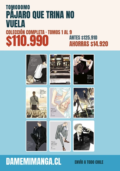 Pájaro que trina no vuela Colección Completa (9 tomos) – Tomodomo