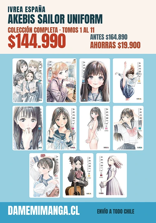 Akebis Sailor Uniform Colección Completa (11 tomos) – Ivrea España
