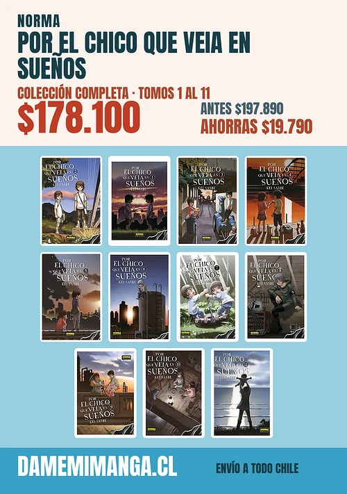 Por El Chico Que Veia En Sueños Colección Completa (11 tomos) – Norma