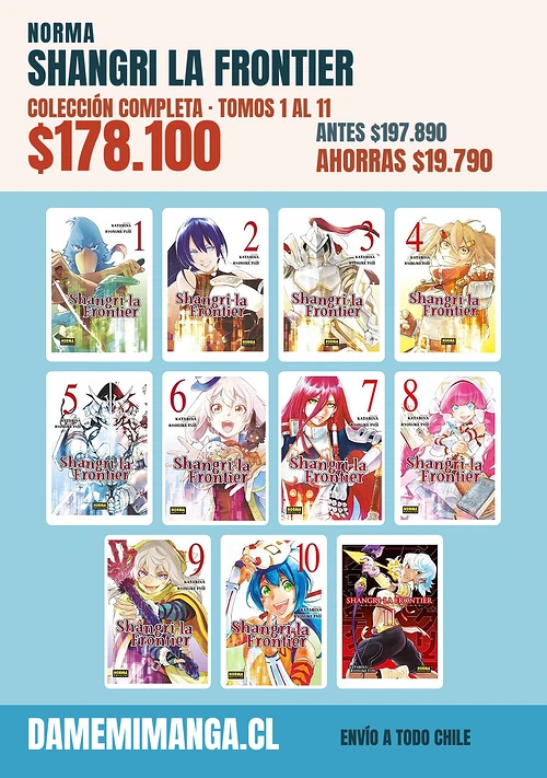 Shangri La Frontier Colección Completa (11 tomos) – Norma