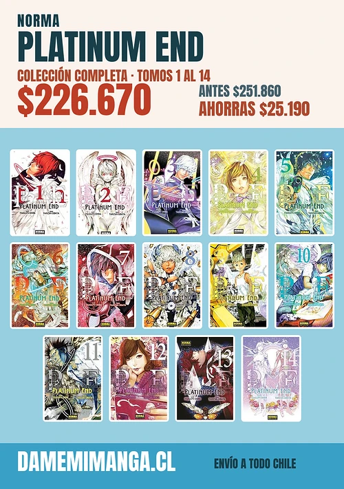 Platinum End Colección Completa (14 tomos) – Norma