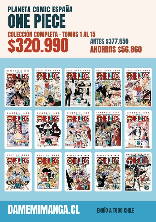One Piece Colección Completa (15 tomos) – Planeta Comic España