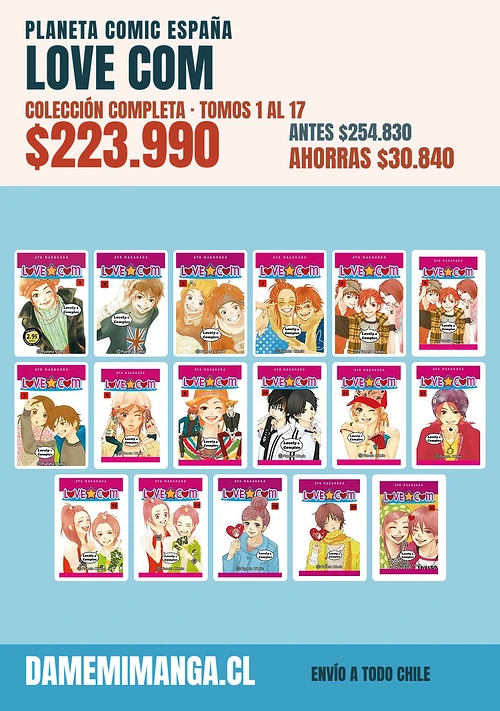 Love Com Colección Completa (17 tomos) – Planeta Comic España