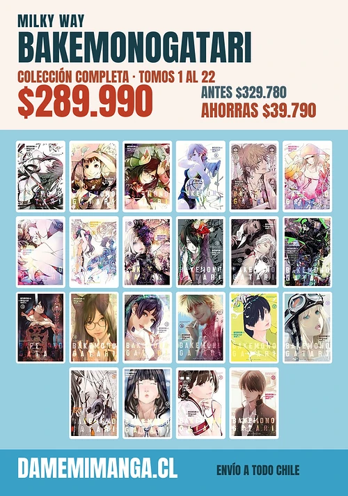 Bakemonogatari Colección Completa (22 tomos) – Milky Way