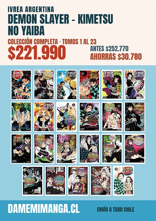 Demon Slayer - Kimetsu No Yaiba Colección Completa (23 tomos) – Ivrea Argentina