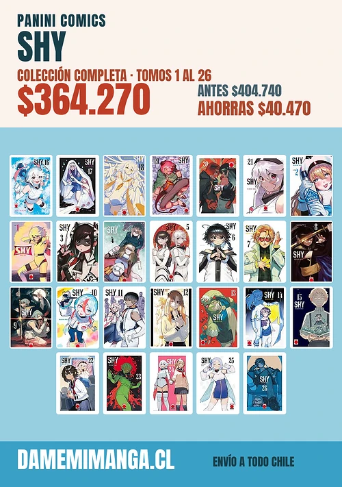 Shy Colección Completa (26 tomos) – Panini Comics