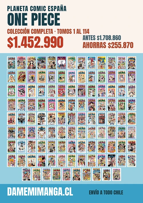 One Piece Colección Completa (114 tomos) – Planeta Comic España