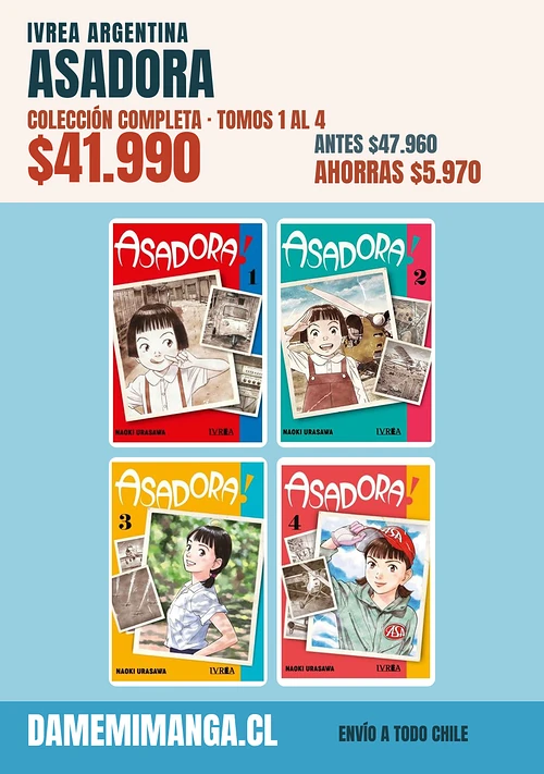 Asadora Colección Completa (4 tomos) – Ivrea Argentina