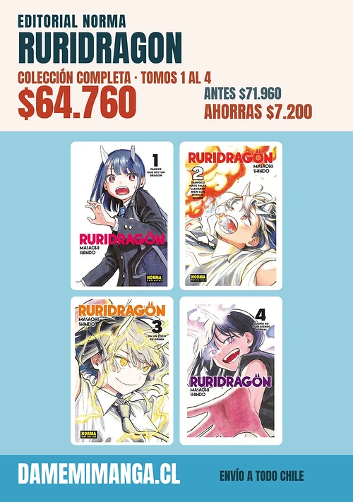 Ruridragon Colección Completa (4 tomos) – Editorial Norma