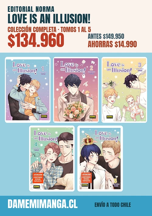 Love Is an Illusion! Colección Completa (5 tomos) – Editorial Norma