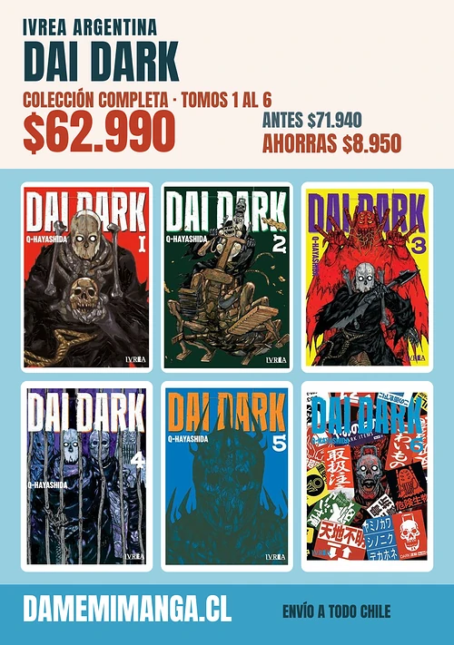 Dai Dark Colección Completa (6 tomos) – Ivrea Argentina