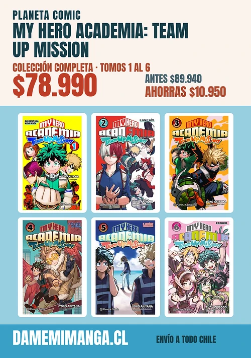 My Hero Academia: Team Up Mission Colección Completa (6 tomos) – Planeta Comic