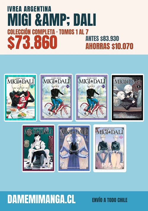 Migi & Dali Colección Completa (7 tomos) – Ivrea Argentina