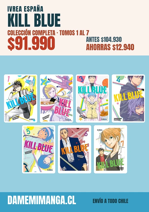 Kill Blue Colección Completa (7 tomos) – Ivrea España