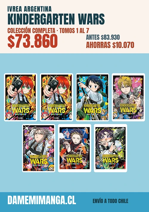 Kindergarten Wars Colección Completa (7 tomos) – Ivrea Argentina