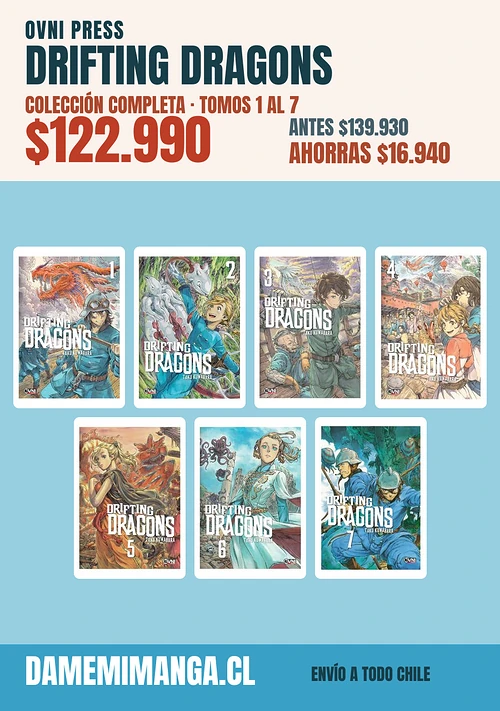 Drifting Dragons Colección Completa (7 tomos) – Ovni Press