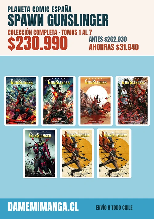 Spawn Gunslinger Colección Completa (7 tomos) – Planeta Comic España