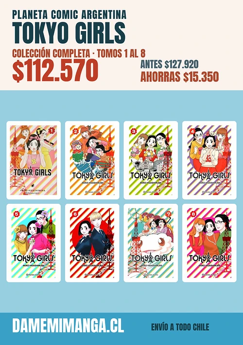 Tokyo Girls Colección Completa (8 tomos) – Planeta Comic Argentina