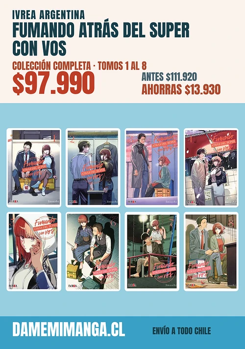 Fumando atrás del super con vos Colección Completa (8 tomos) – Ivrea Argentina