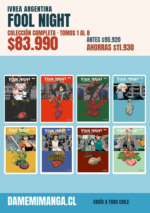 Fool Night Colección Completa (8 tomos) – Ivrea Argentina
