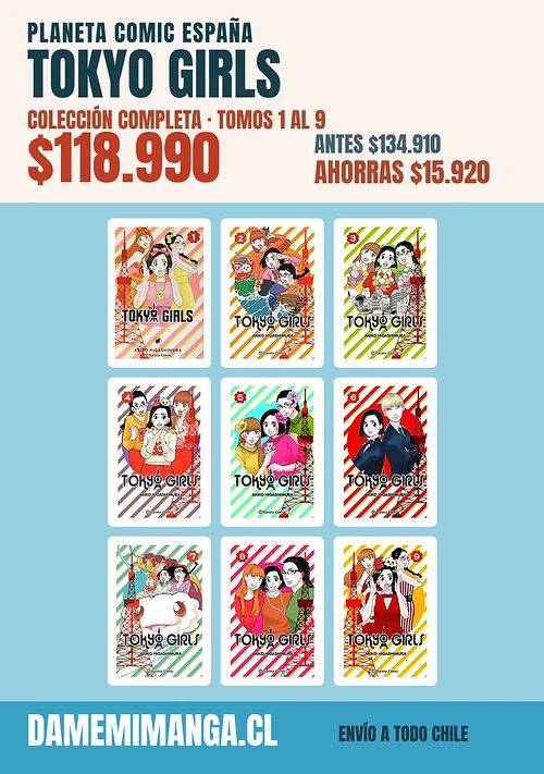 Tokyo Girls Colección Completa (9 tomos) – Planeta Comic España