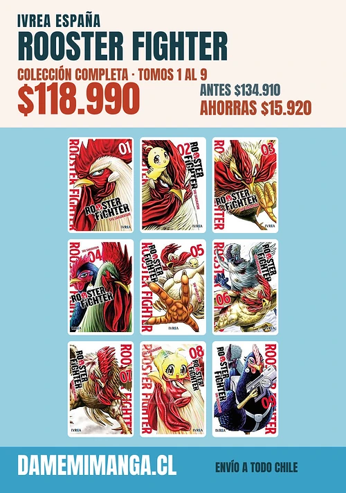 Rooster Fighter Colección Completa (9 tomos) – Ivrea España
