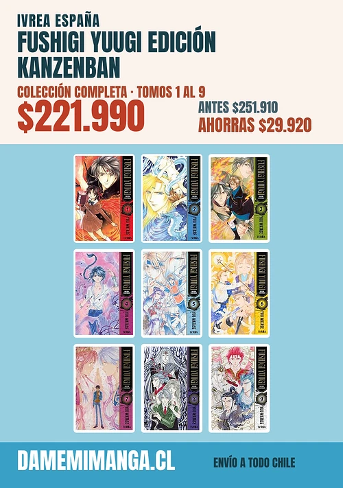 Fushigi Yuugi Edición Kanzenban Colección Completa (9 tomos) – Ivrea España